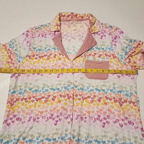 Matilda Jane sz L women Heart to Heart pajama top Be Mine - Picture 7 of 9